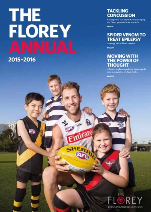 The Florey Annual Report 2015 cover