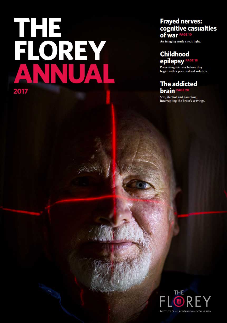 Cover image of 2017 Florey Annual Report