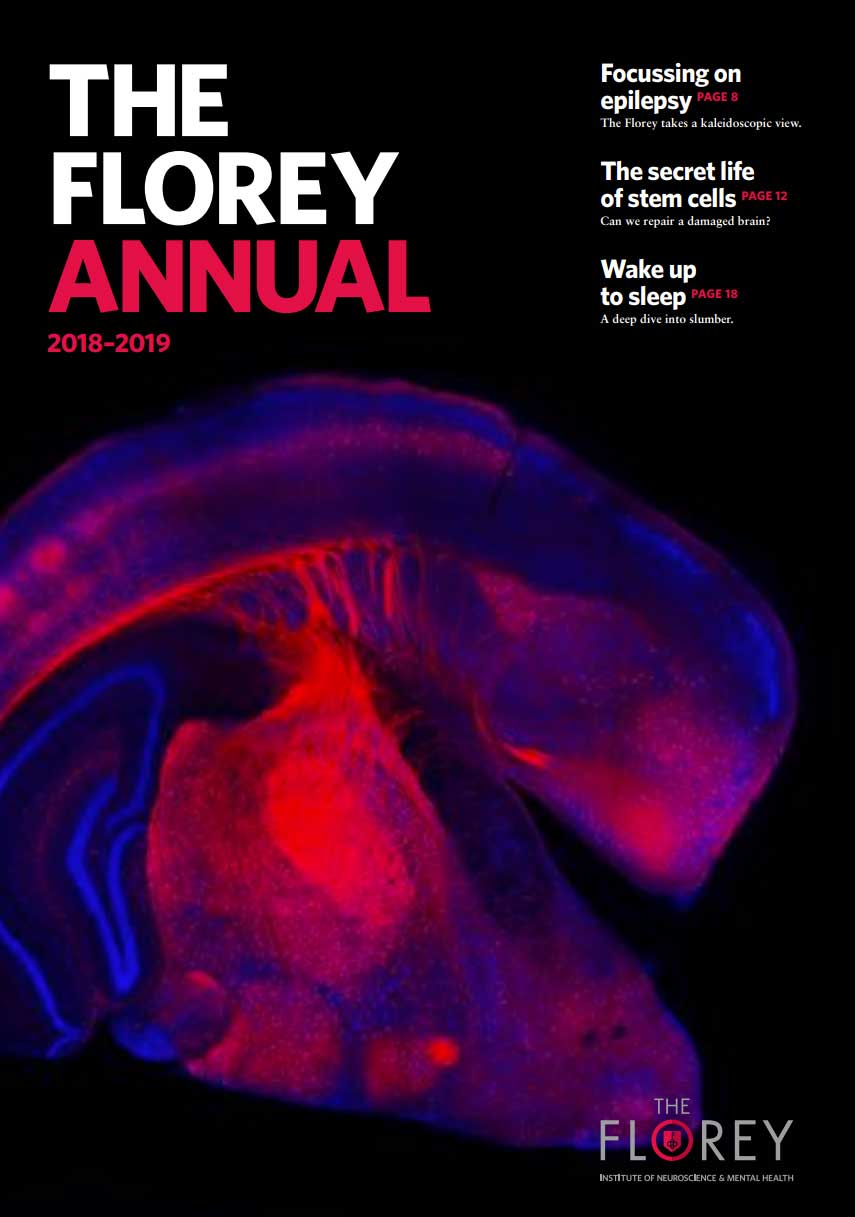 Cover image of 2018 Florey Annual Report