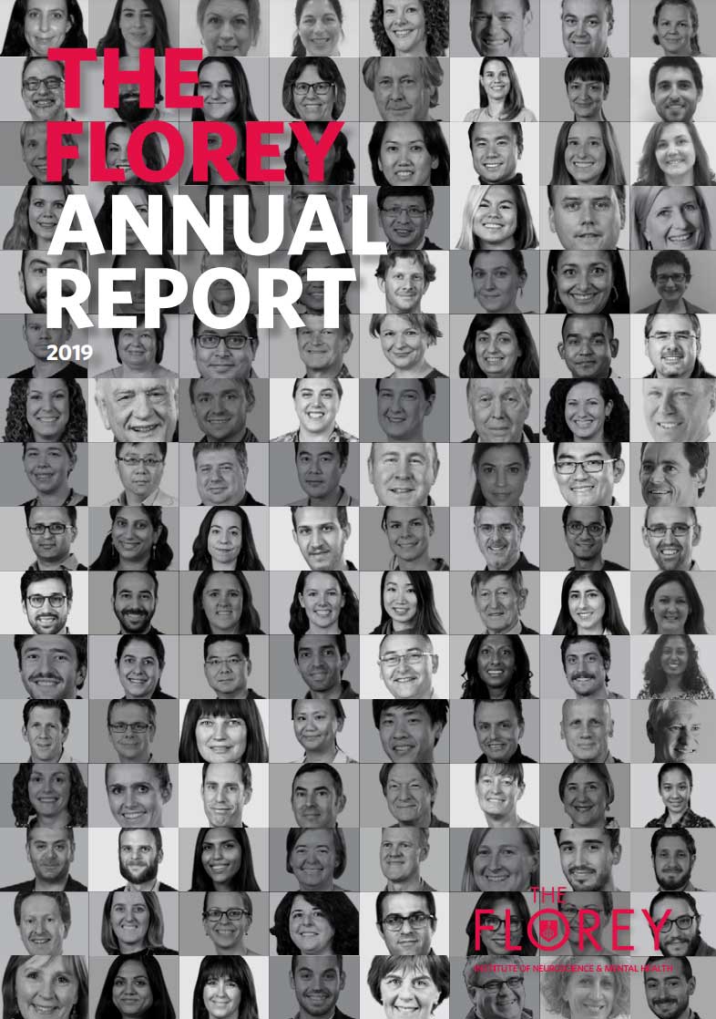 Cover image of 2019 Florey Annual Report