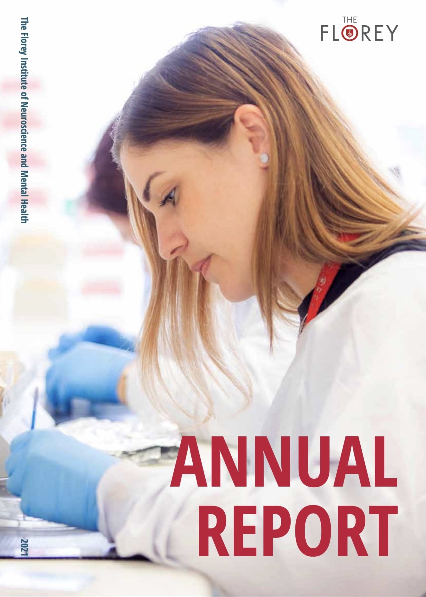 Cover image of 2021 Florey Annual Report