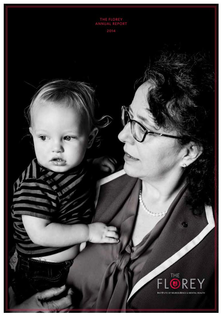 Cover image of 2014 Florey Annual Report