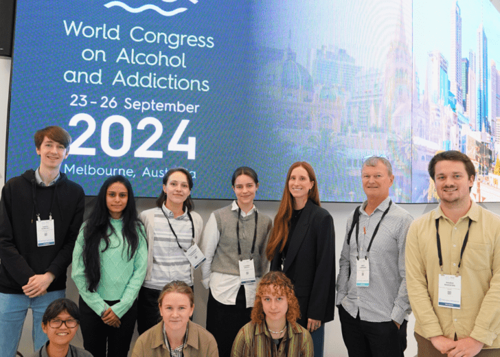 Florey research group at the 2024 World Congress on Alcohol and Addictions