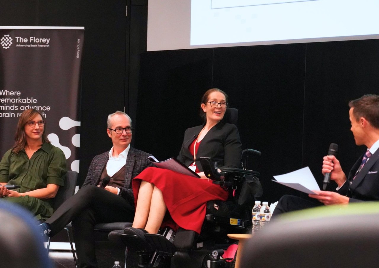 Brooke Parsons speaks at The Florey's public lecture on Stroke Week