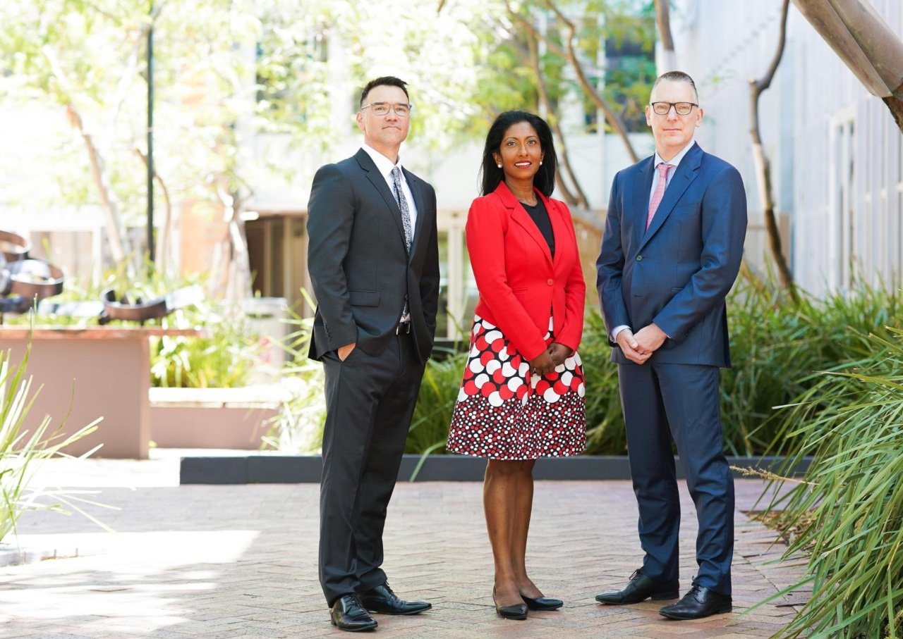 Phrenix Therapeutics co-founders, Dr Greg Stewart, Associate Professor Jess Nithianantharajah and Professor Chris Langmead