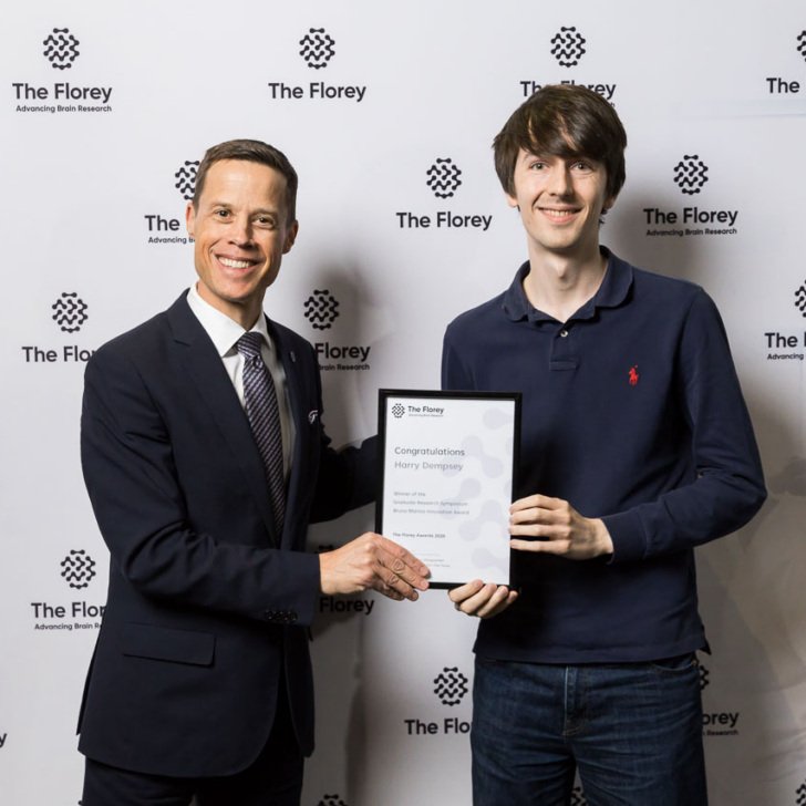 Bruno Marino Innovation Award Winner & 2026 Postgraduate Citizenship & Engagement Award Winner Harry Dempsey