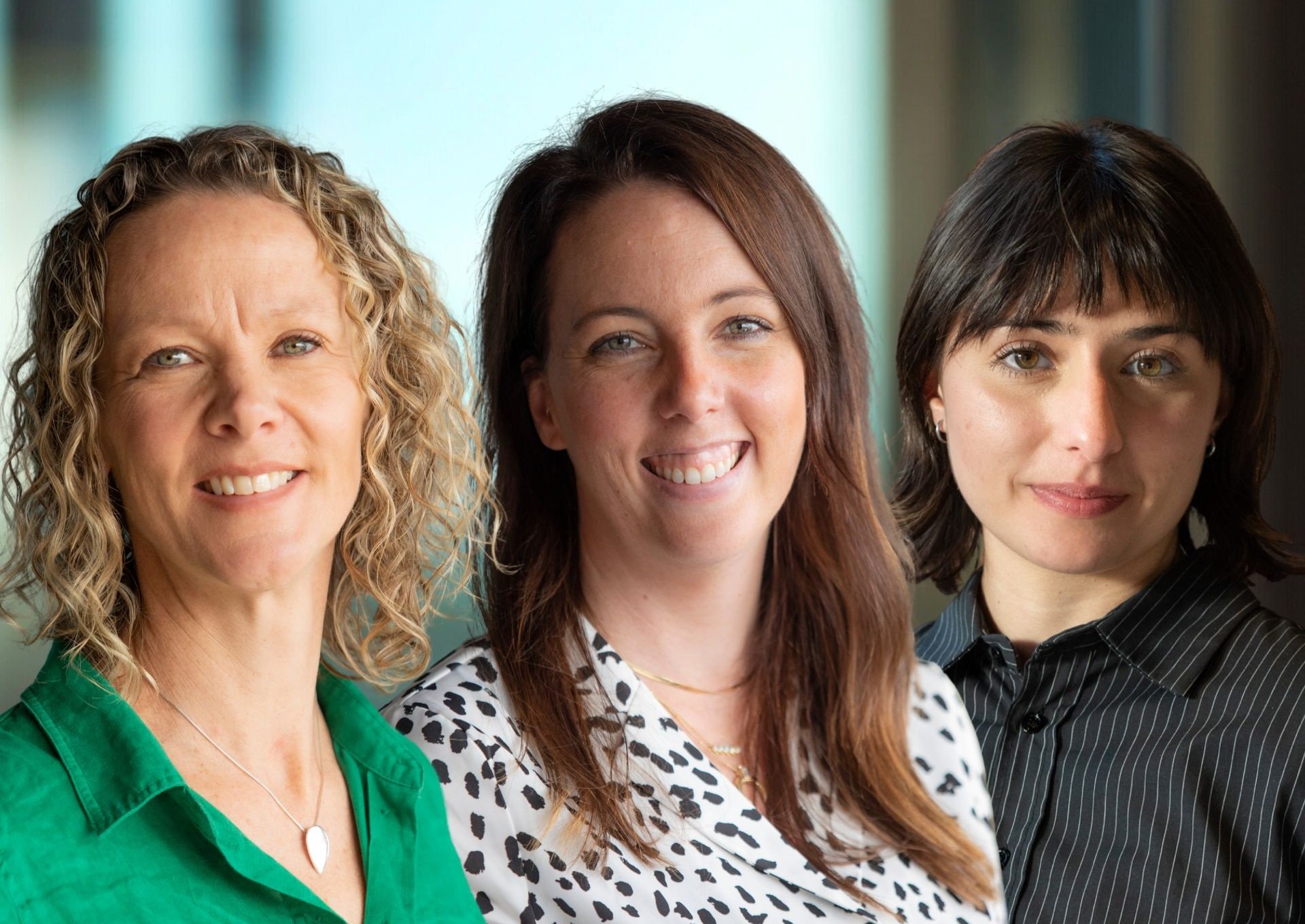 Clare Parish, Samantha Barton, Samuela Pasculli